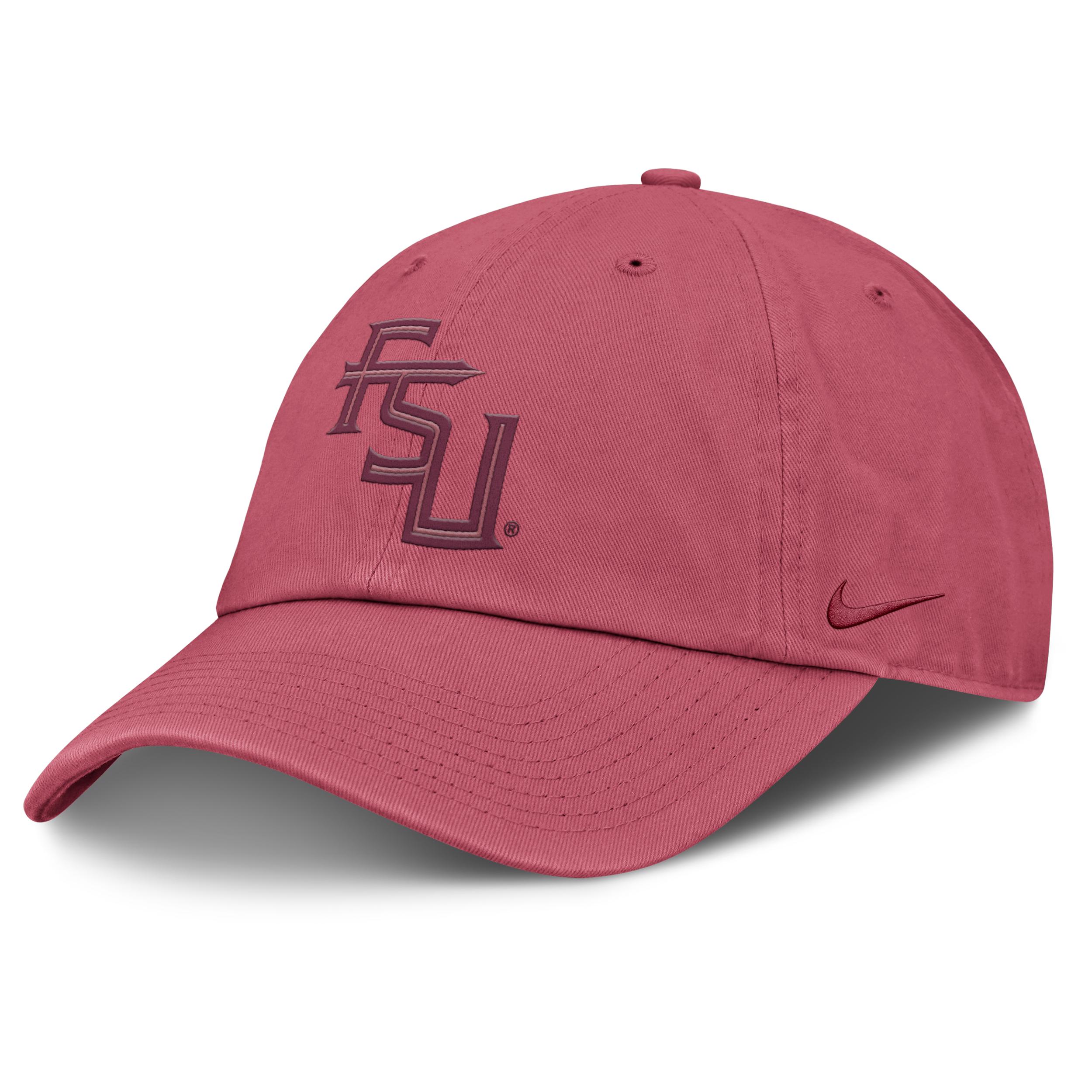 Florida State Primetime Campus Club Toned Nike Mens College Adjustable Hat | NC0165MFTN-BK2 Product Image