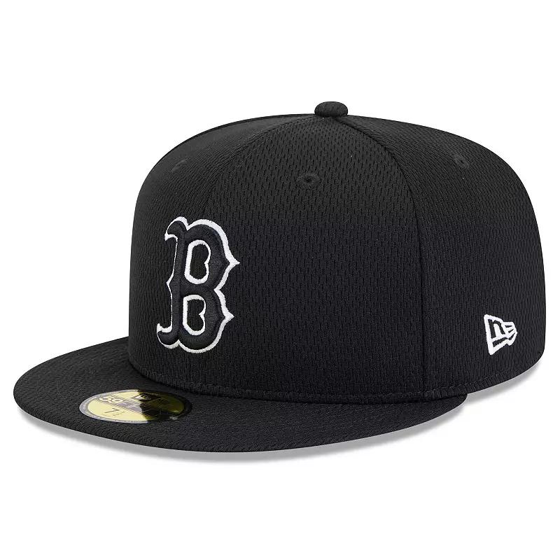 Men's New Era Black Boston Red Sox 2025 MLB Clubhouse 59FIFTY Fitted Hat, Size: 7 1/4 Product Image