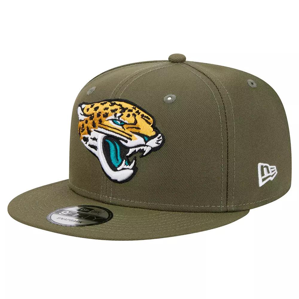 Men's New Era Olive Jacksonville Jaguars Main 9FIFTY Snapback Hat, Team Product Image