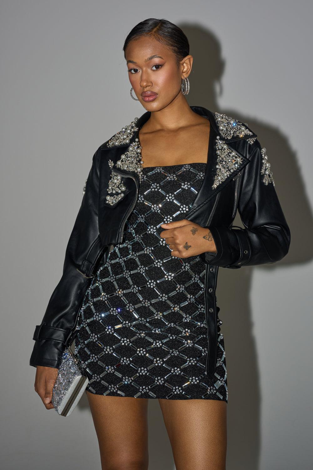 REINA EMBELLISHED MOTO Product Image