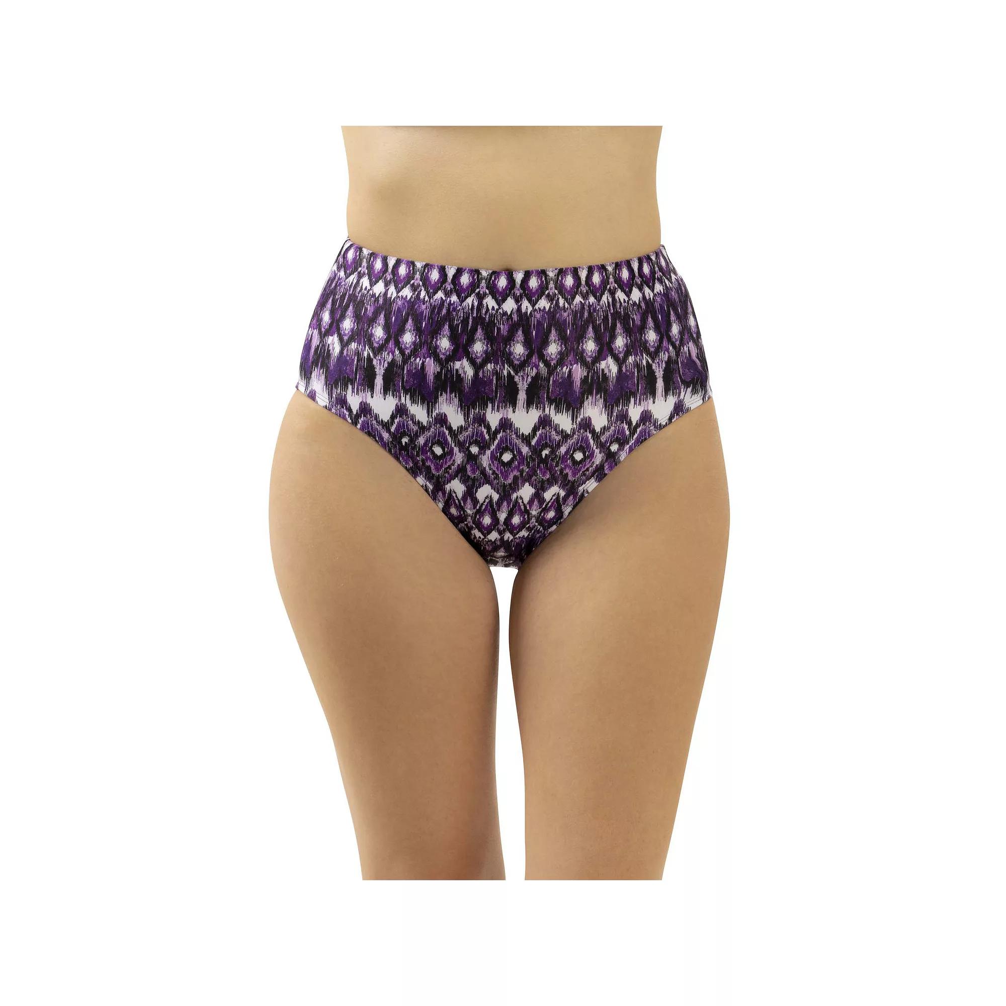 Women's Dolfin High-Waisted Contemporary Brief Swim Bottoms,  Product Image