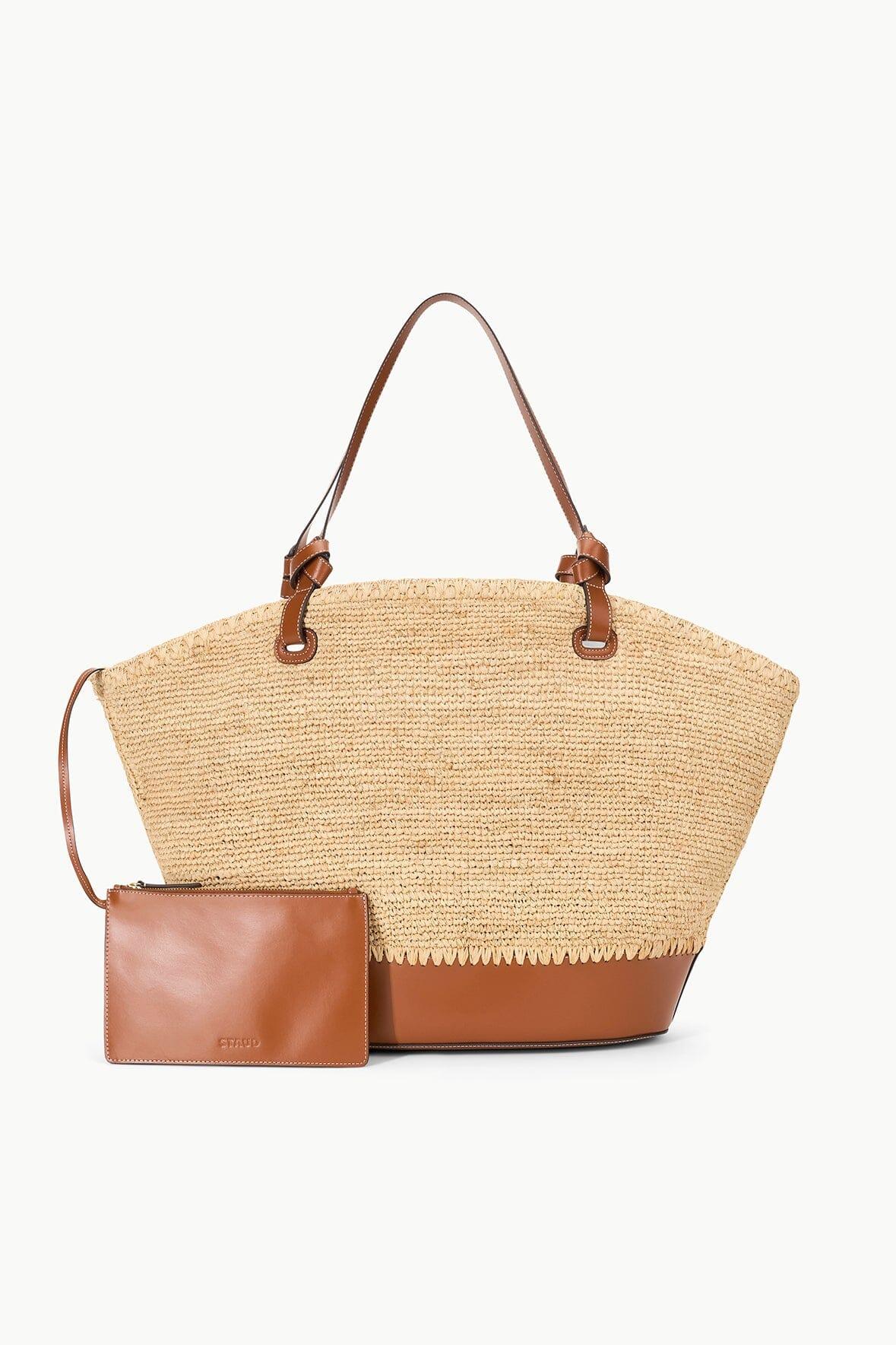 SQUILLO RAFFIA TOTE | NATURAL TAN Product Image