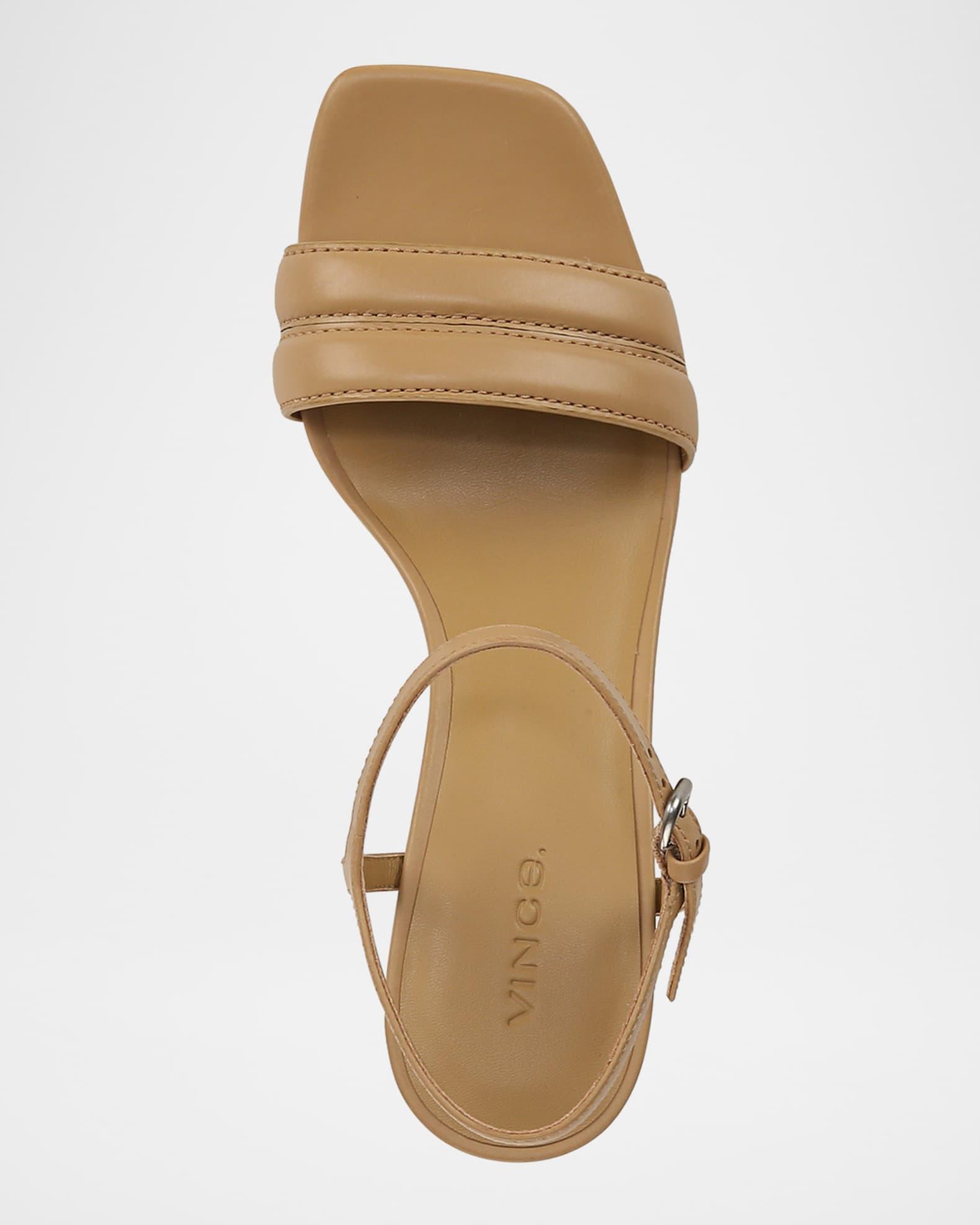 Prema Leather Wedge Sandals Product Image