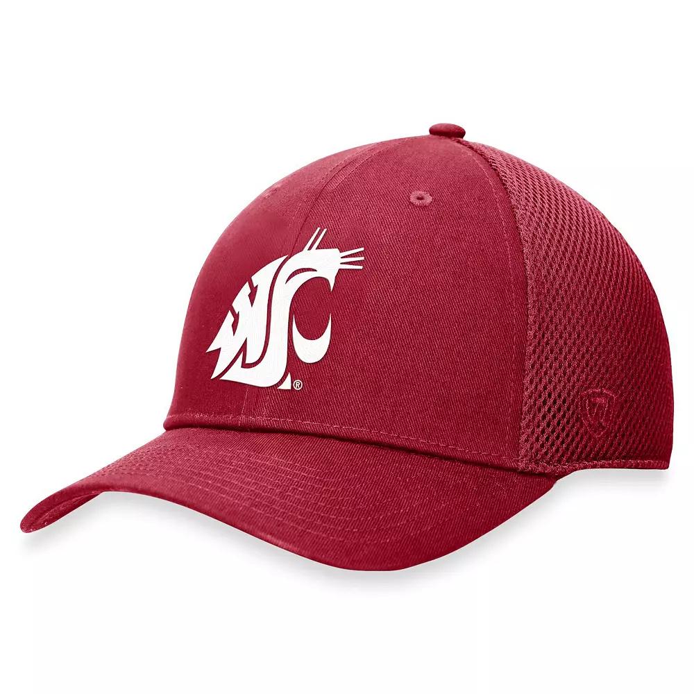 Men's Top of the World Crimson Washington State Cougars Spacer Flex Hat,  Product Image