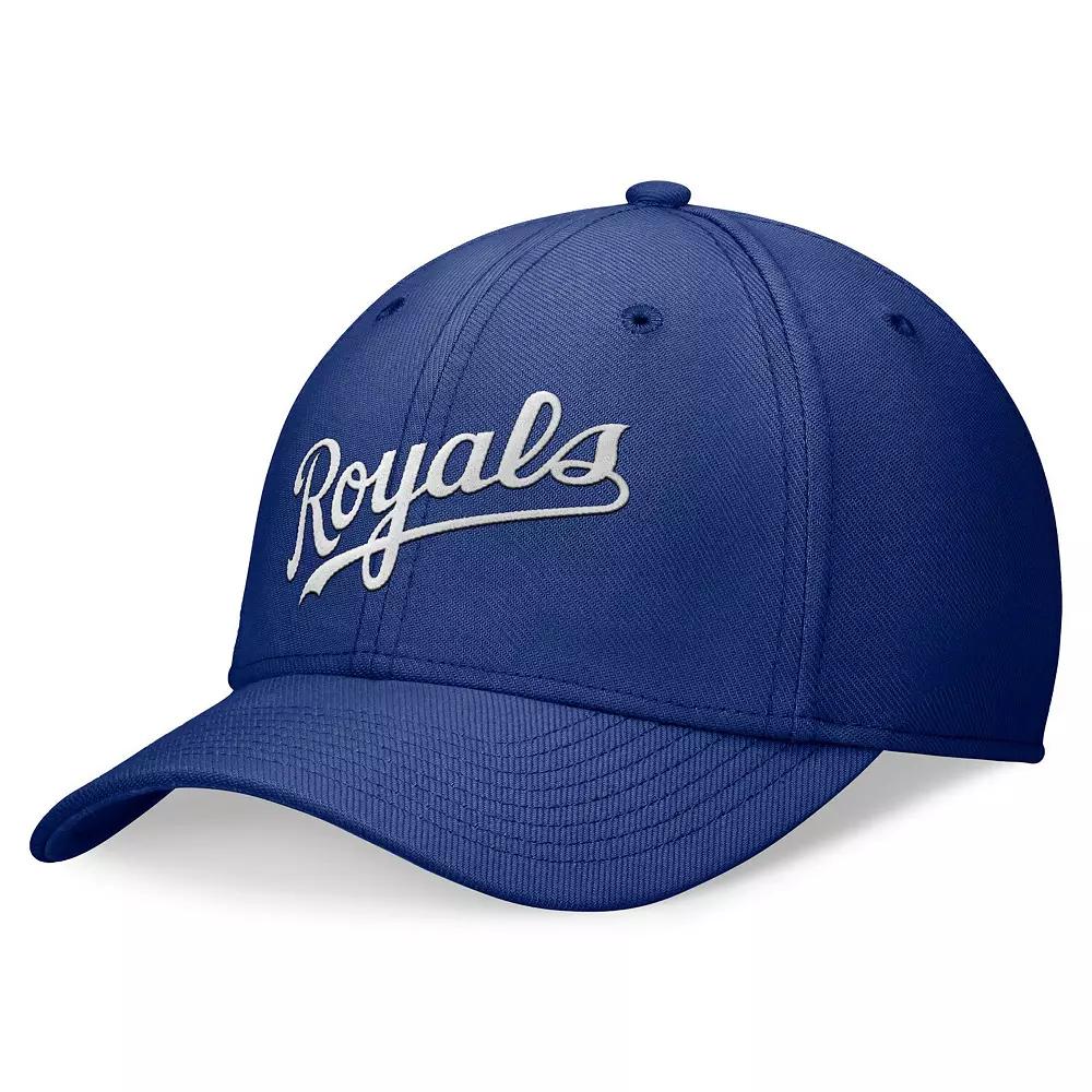 Men's Nike Royal Kansas City Royals Evergreen Performance Flex Hat, Size: Small/Medium, Blue Product Image