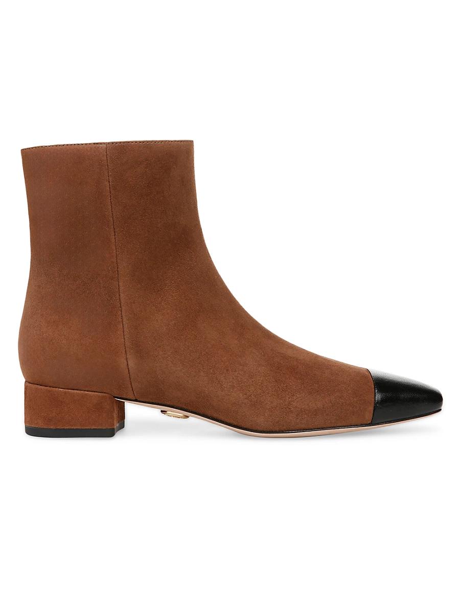 Veronica Beard Womens Cecile Cap Toe Booties Product Image