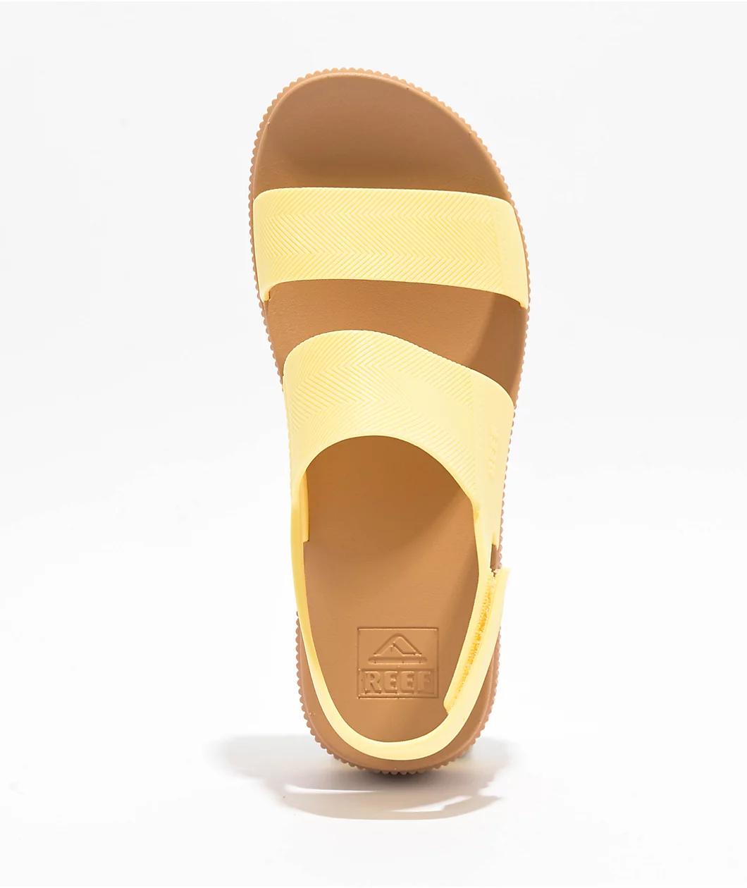 Reef Water Vista Higher Pale Banana Platform Sandals Product Image
