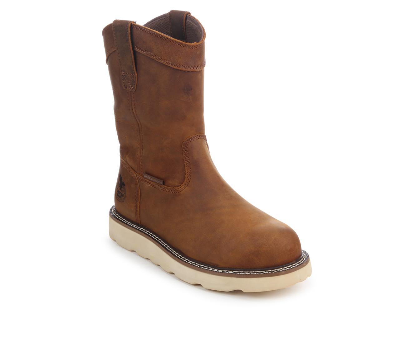 Men's Georgia Boot GB00696 Wedge Pull On ST Work Boots Product Image