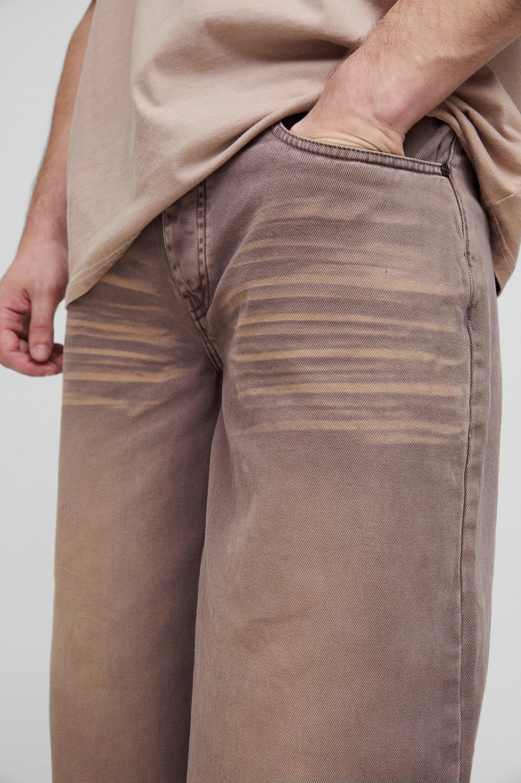 Tall Overdye Baggy Jeans | boohooMAN USA Product Image