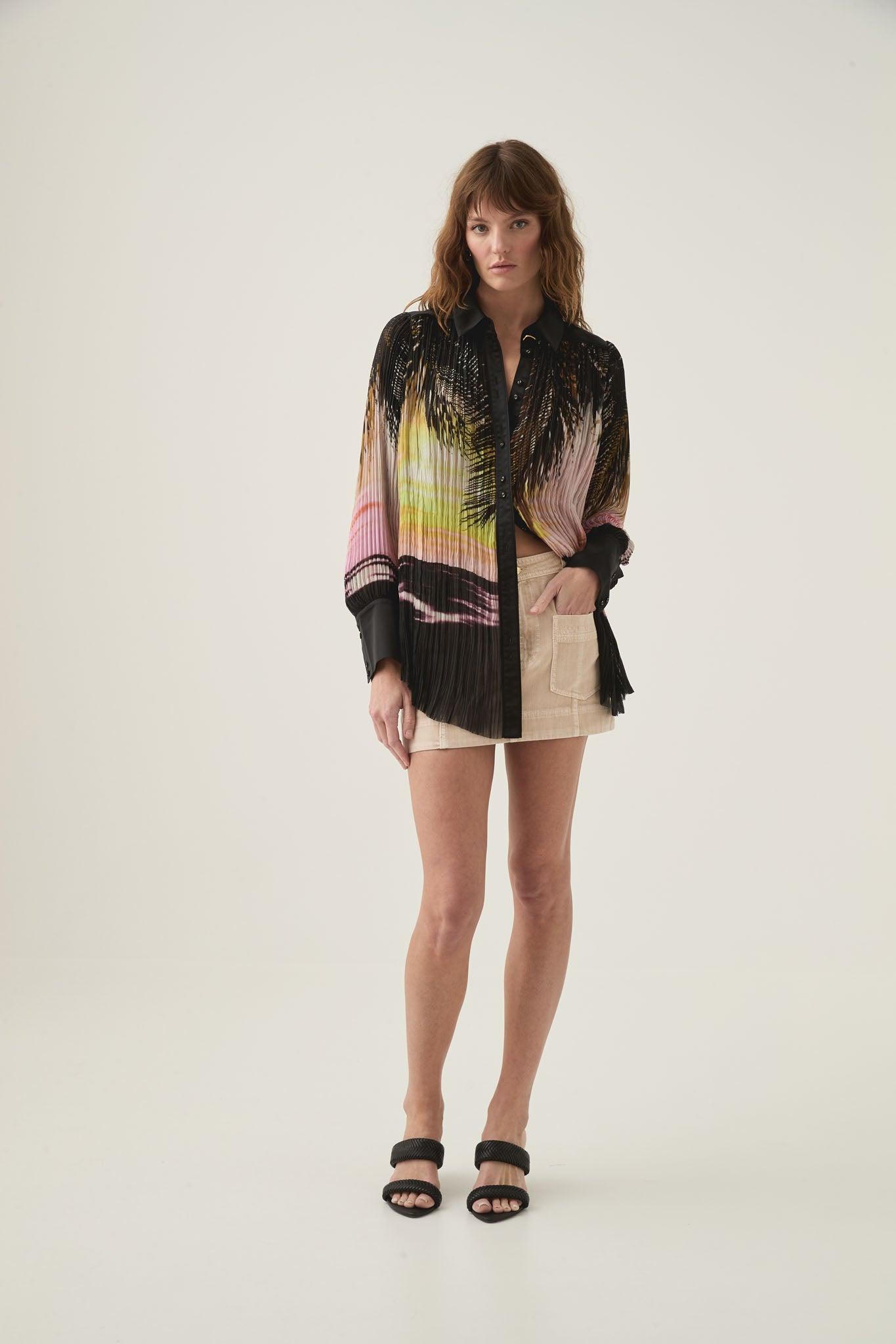 Awaken Relaxed Shirt-LAST LIGHT / 6 Product Image