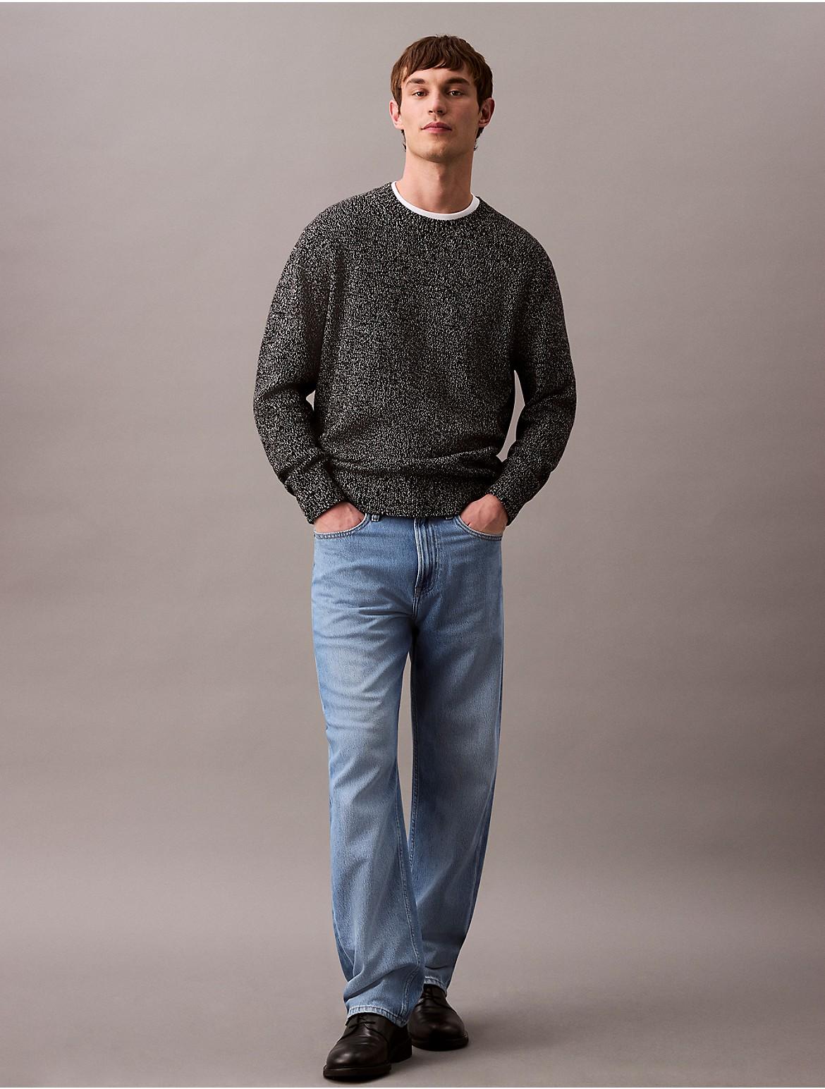 Calvin Klein Mens 90s Straight Tencel Blend Jeans - Blue Product Image