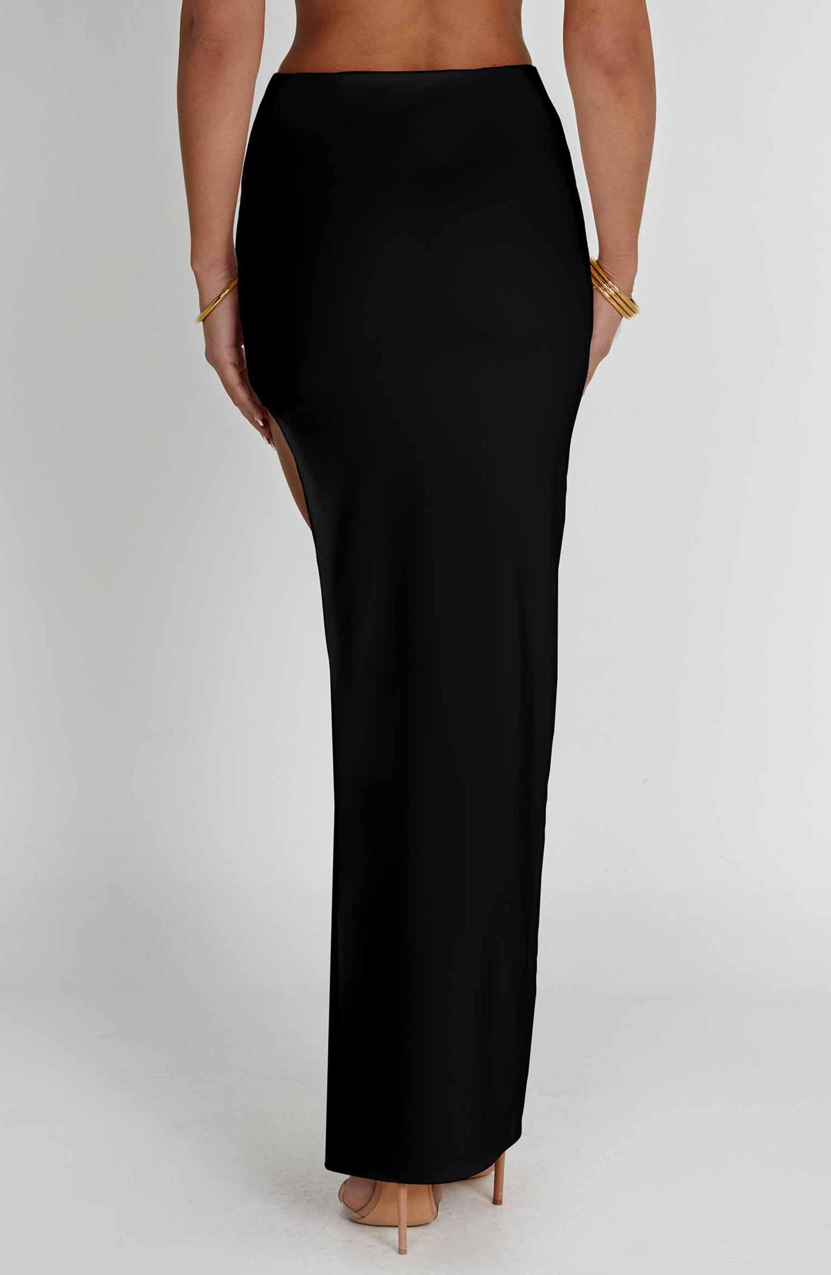 Adorn Maxi Skirt - Black Product Image