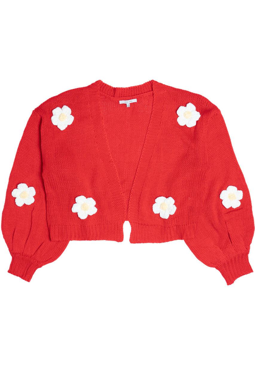 3D Daisy Cardigan Product Image