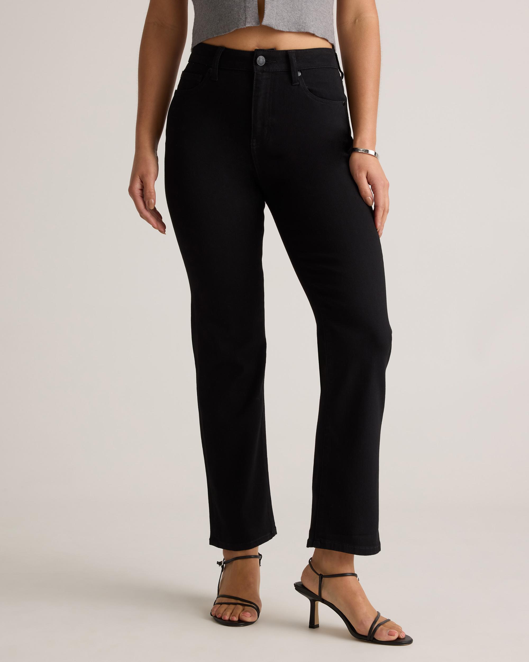 Quince | Women's Bella Stretch Straight Jeans Organic Cotton Product Image