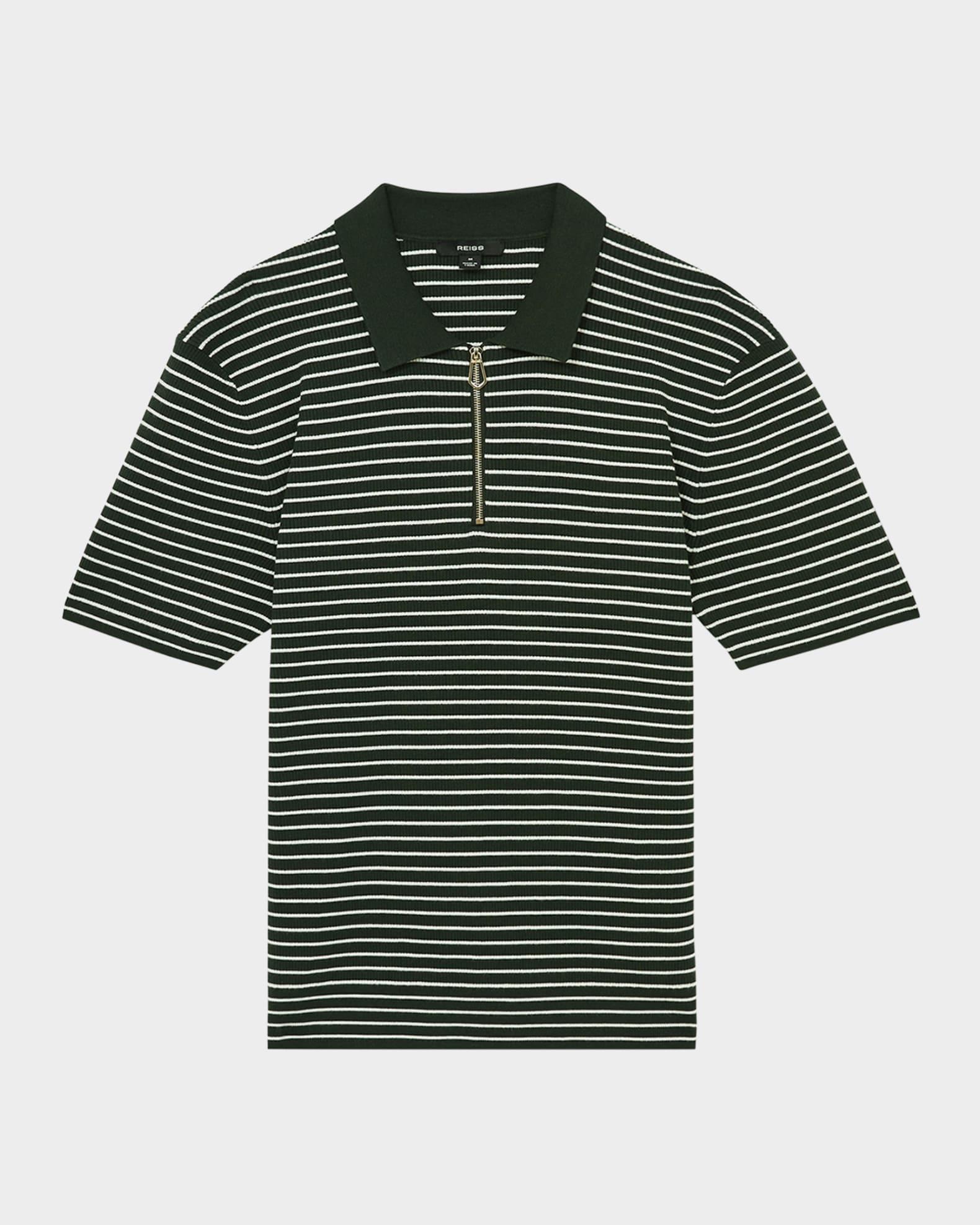 Men's Fallow Striped Half-Zip Polo Sweater Product Image