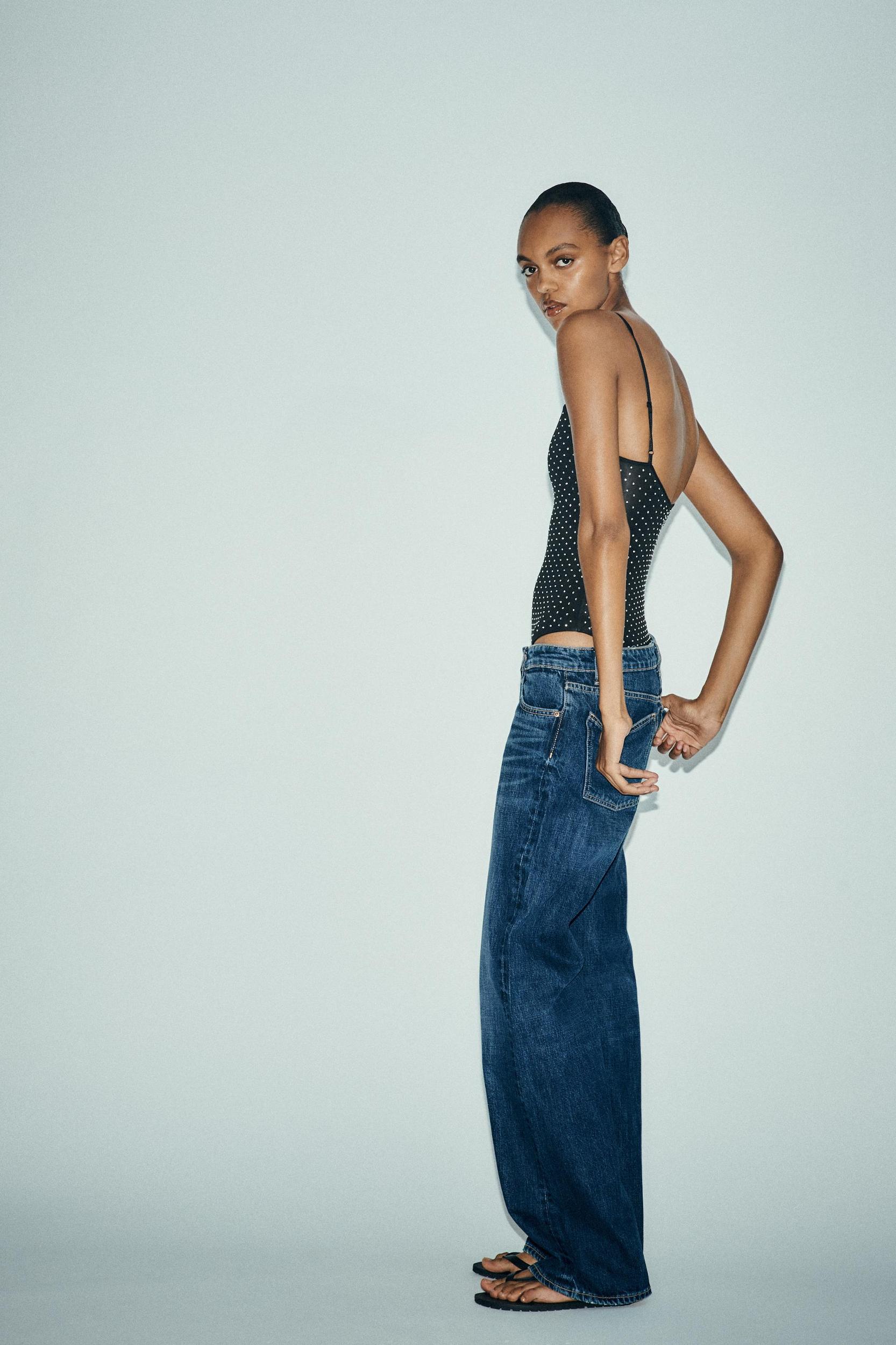 RHINESTONE POLYAMIDE BODYSUIT Product Image