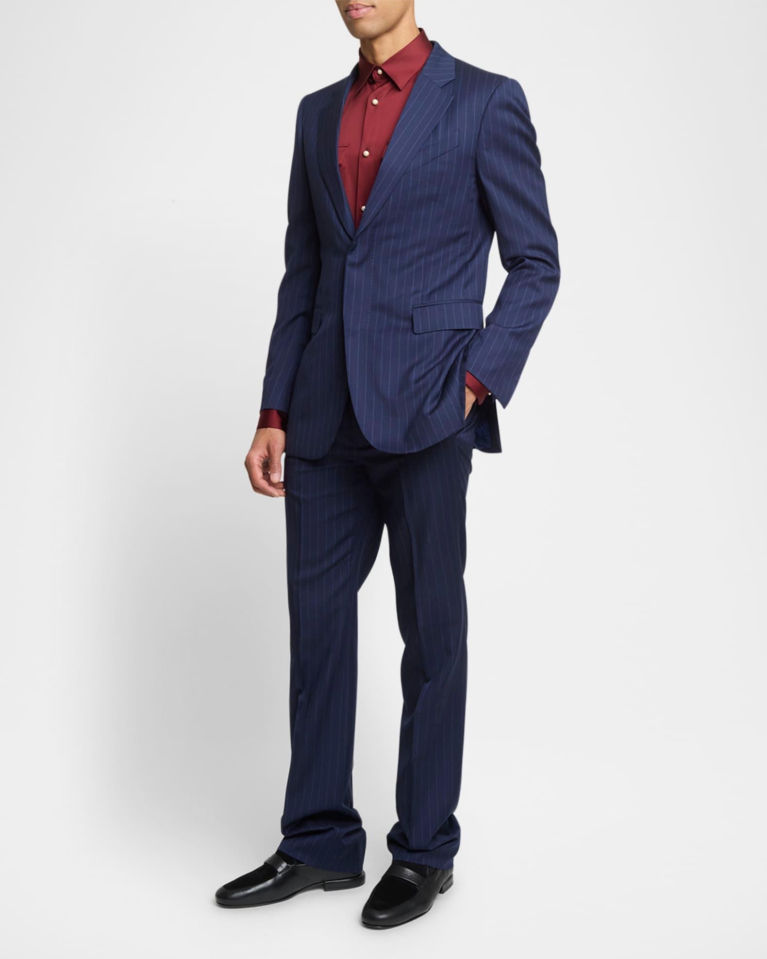 Men's Bold Stripe Wool Sport Coat Product Image