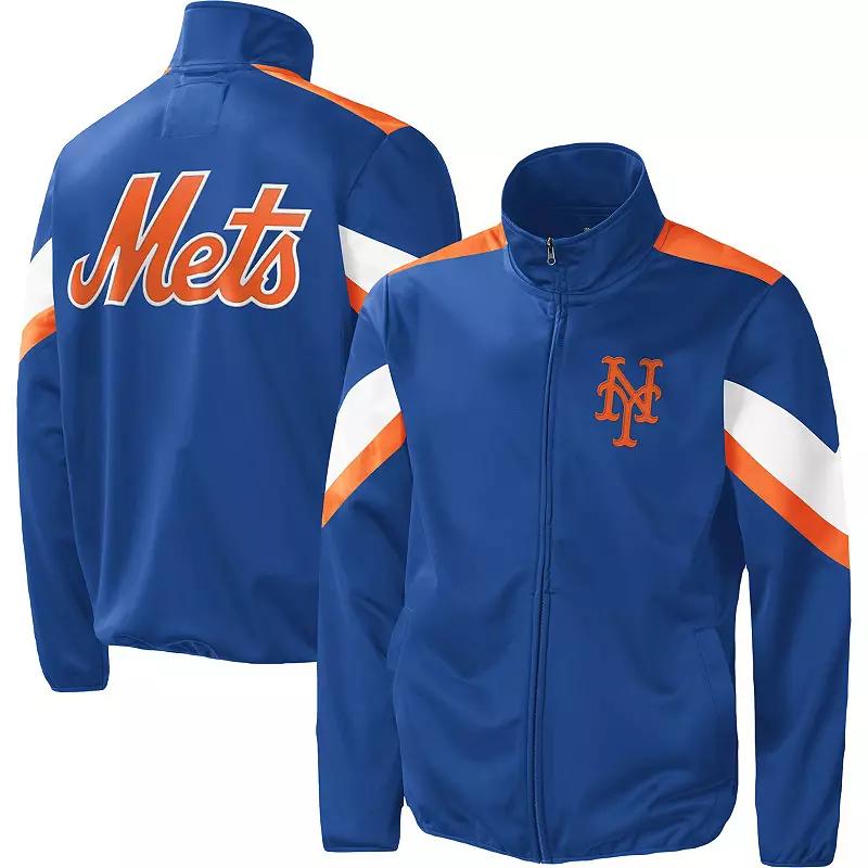Men's G-III Sports by Carl Banks Royal New York Mets Earned Run Full-Zip Jacket, Size: 4XL, Blue Product Image