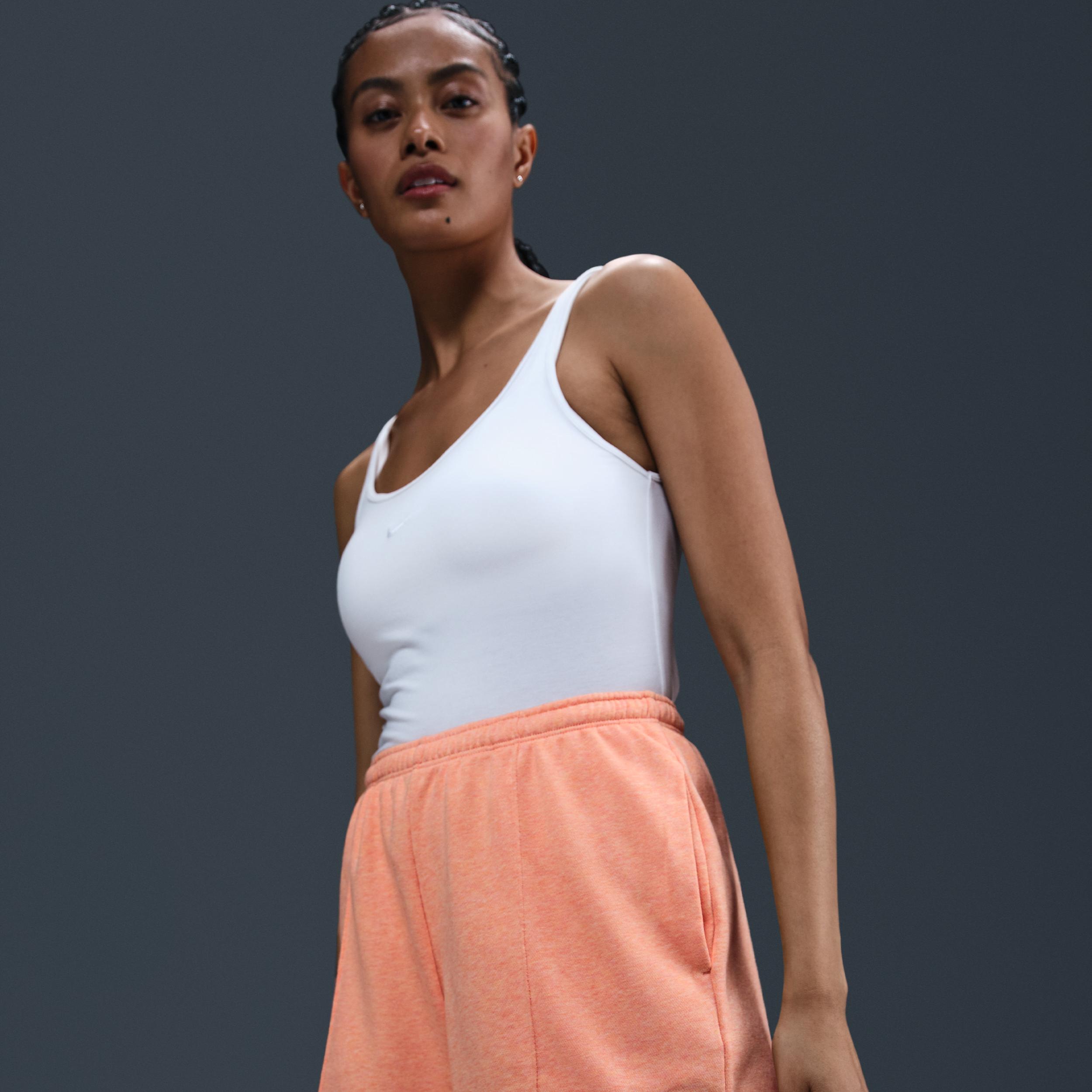 Womens Nike Sportswear Chill Terry Mid-Rise 4 French Terry Shorts | HF6940-844 Product Image