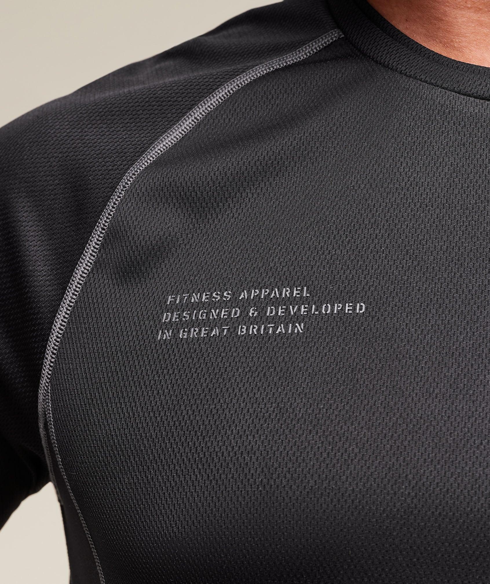 Gymshark Tactical T-Shirt - Black Male Product Image