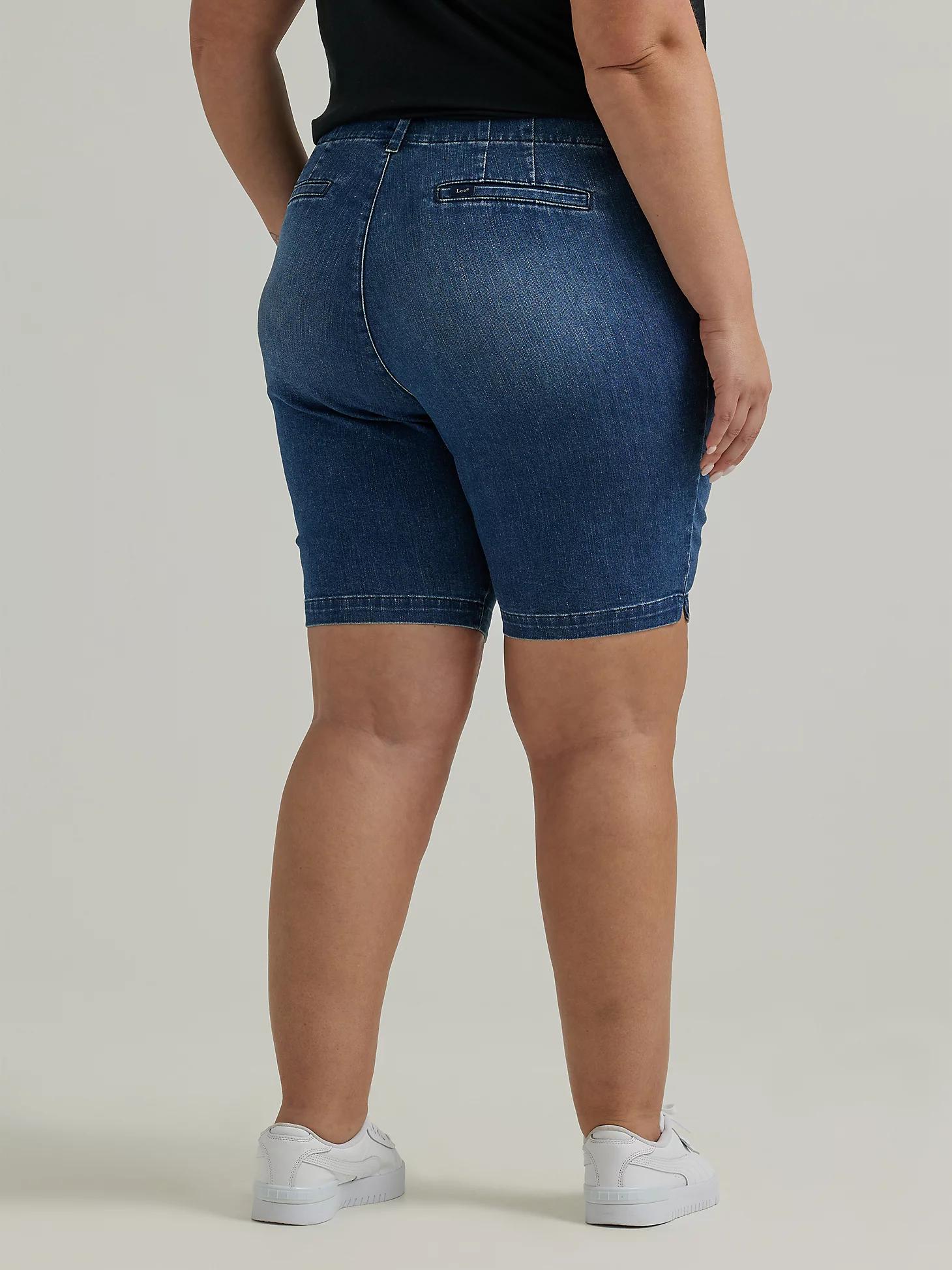 Women's Legendary Denim Chino Bermuda (Plus) | Women's Shorts | Lee® Product Image