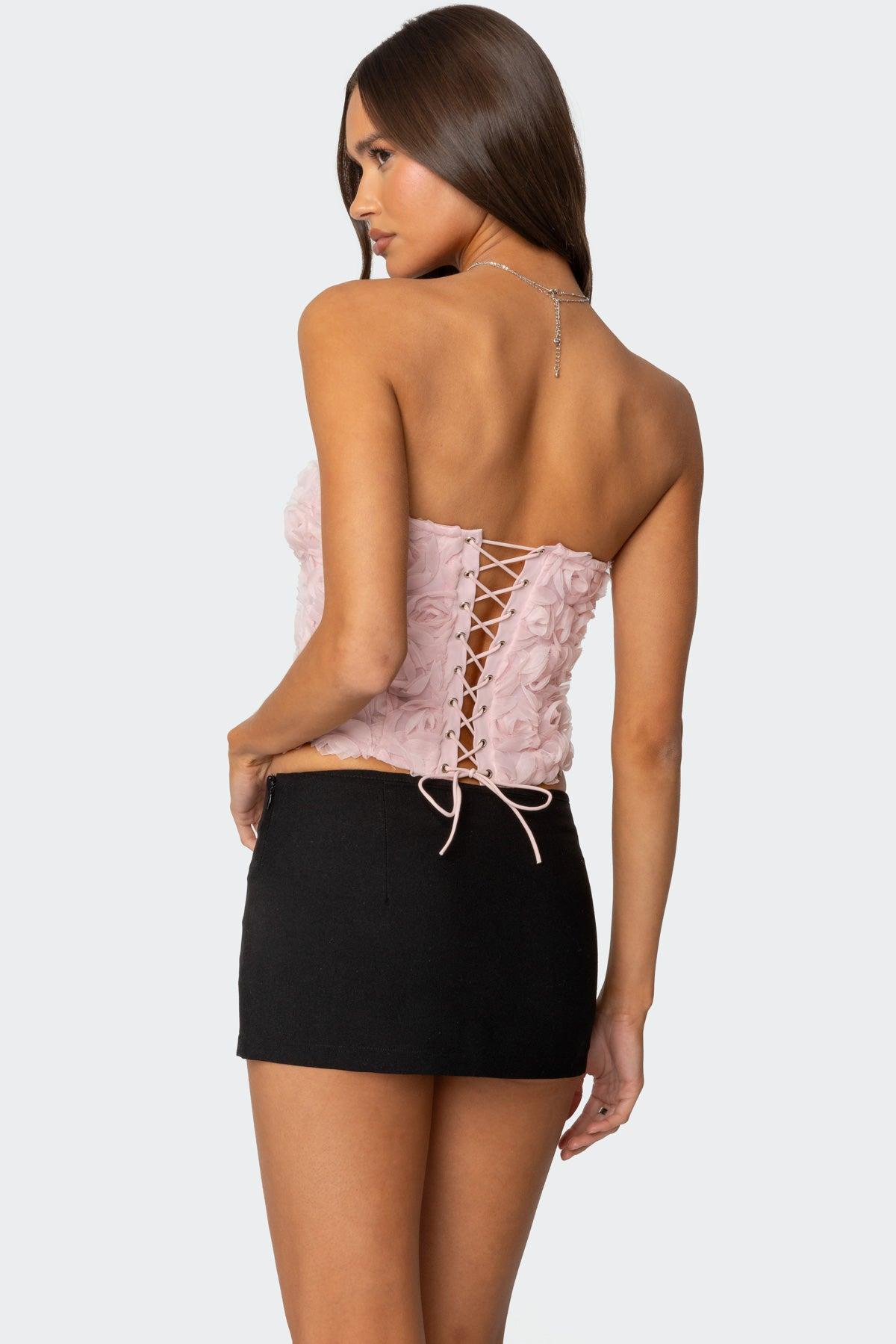 Rosee Textured Floral Corset Product Image