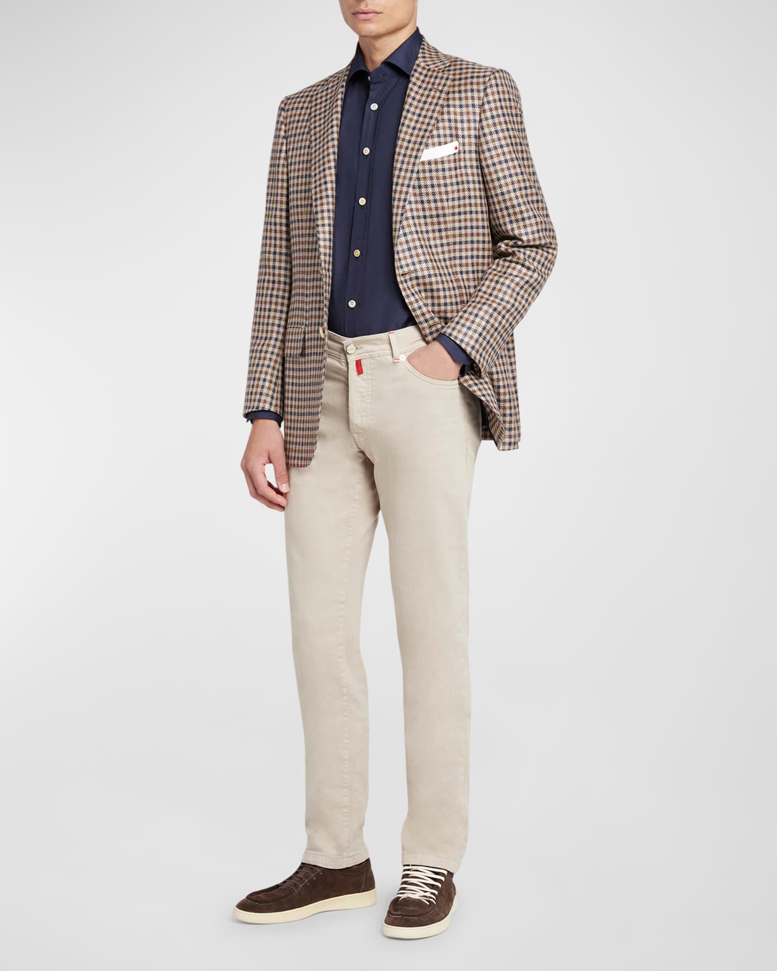 Men's Check Wool-Silk Sport Coat Product Image