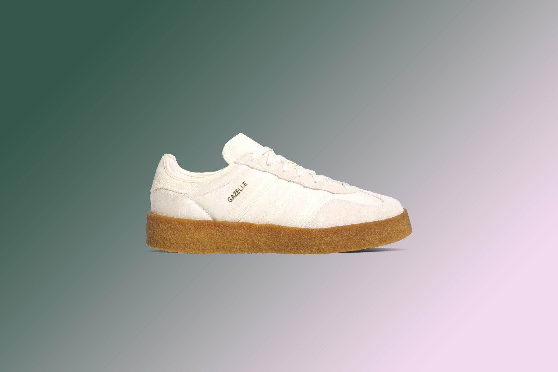 Adidas x CLOT Gazelle by Edison Chen - Cream White/Cloud White/Gold Metallic Male Product Image