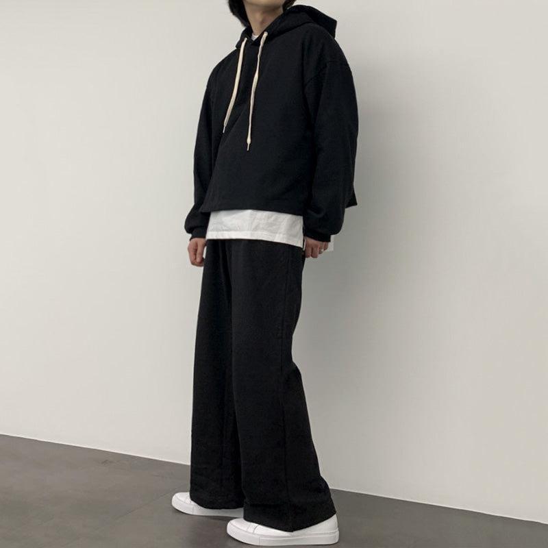 RT No. 1423 TWO PIEC HOODIE SWEATPANTS SET (TOP & BOTTOM) Product Image