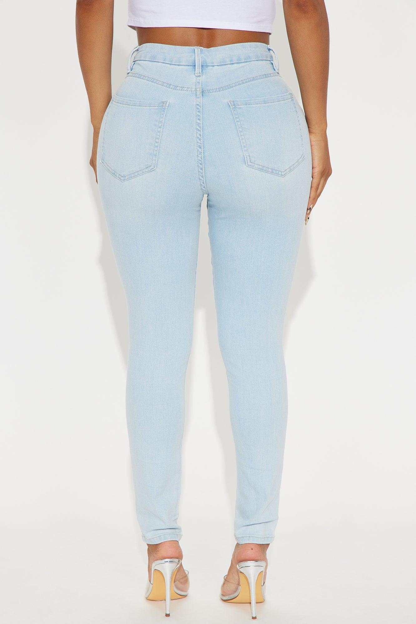 Silhouette Curvy Stretch Skinny Jean - Light Wash Female Product Image