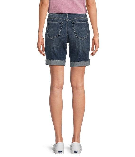 NYDJ Diana Stretch Denim Relaxed Cuffed Shorts Product Image