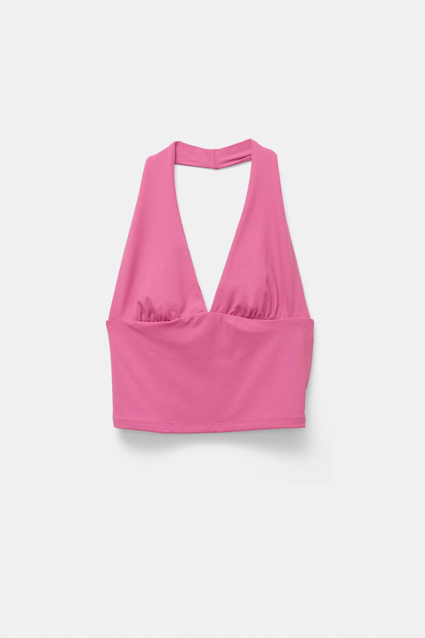 Open-back halter top Product Image