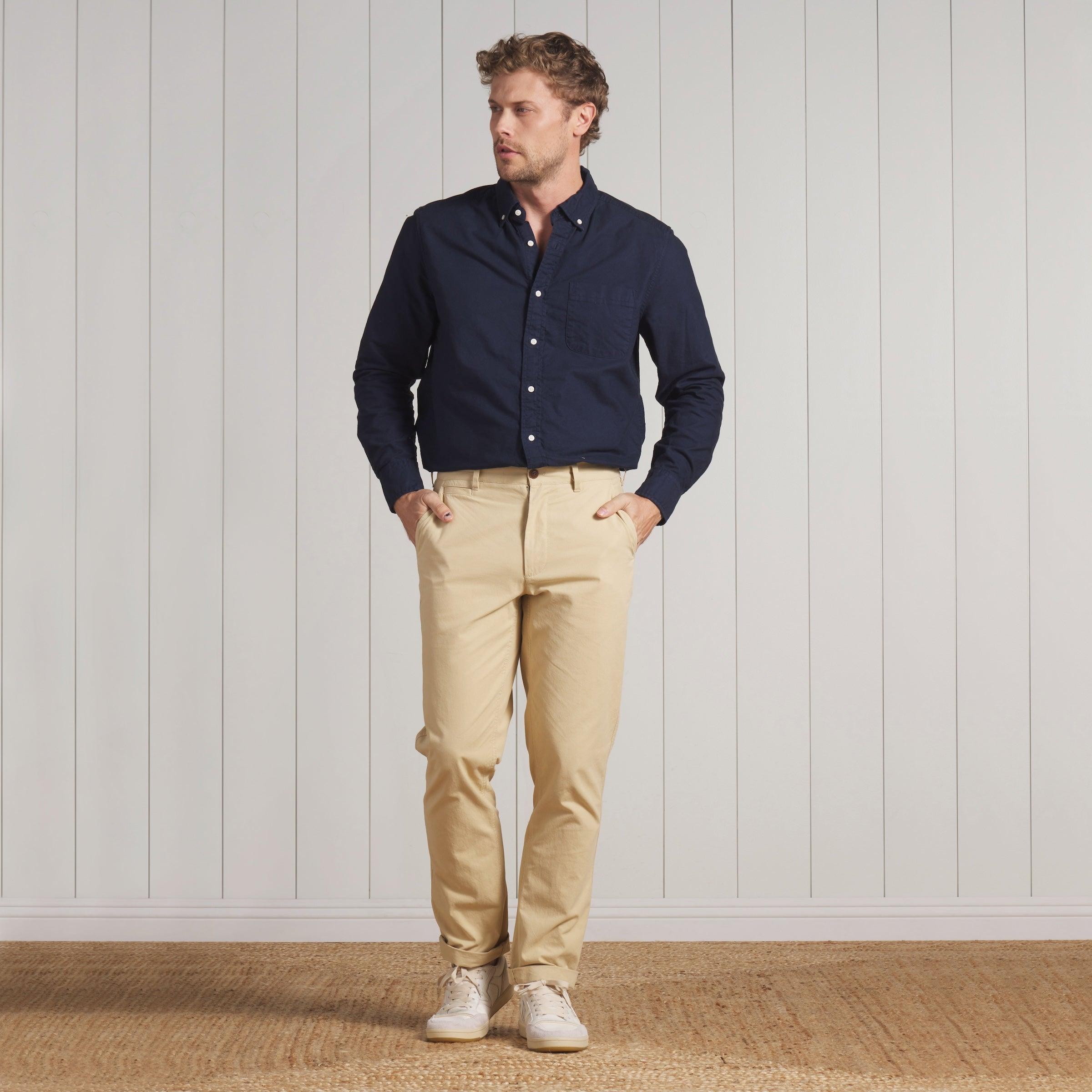 Eagle Creek Vintage Oxford Shirt - Navy Product Image