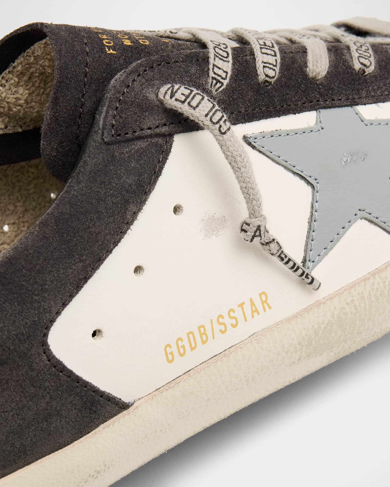 Men's Super-Star Leather and Suede Low-Top Sneakers Product Image