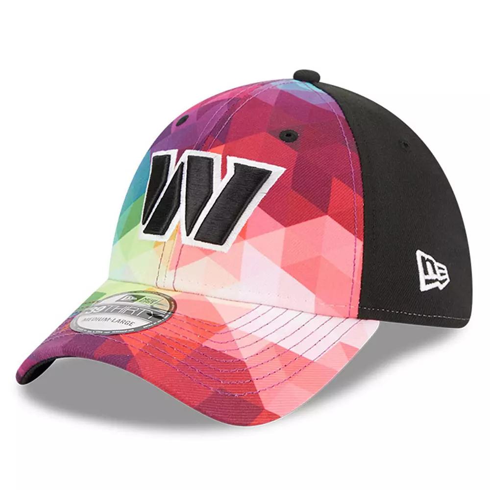 Men's New Era  Pink Washington Commanders 2023 NFL Crucial Catch 39THIRTY Flex Hat, Size: Large/XL, Wft Pink Product Image