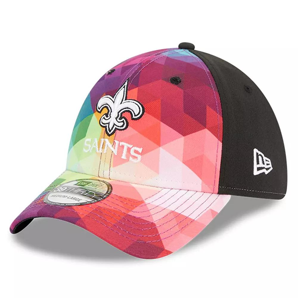 Men's New Era Pink New Orleans Saints 2023 NFL Crucial Catch 39THIRTY Flex Hat,  Product Image