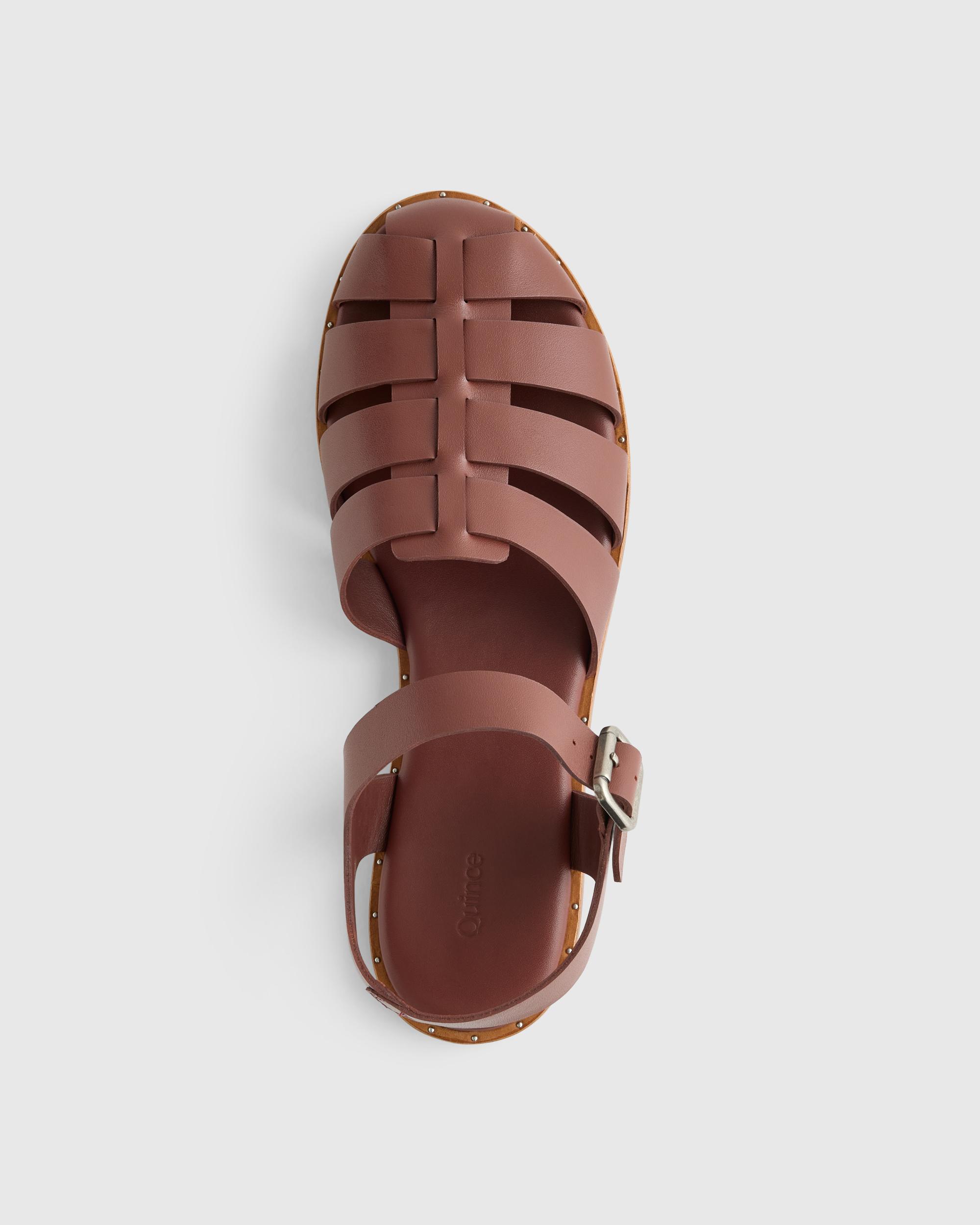Quince | Women's Italian Leather Fisherman Sandal Product Image