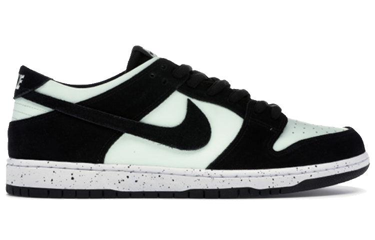 Black & White Dunk Low Retro Sneakers Product Image
