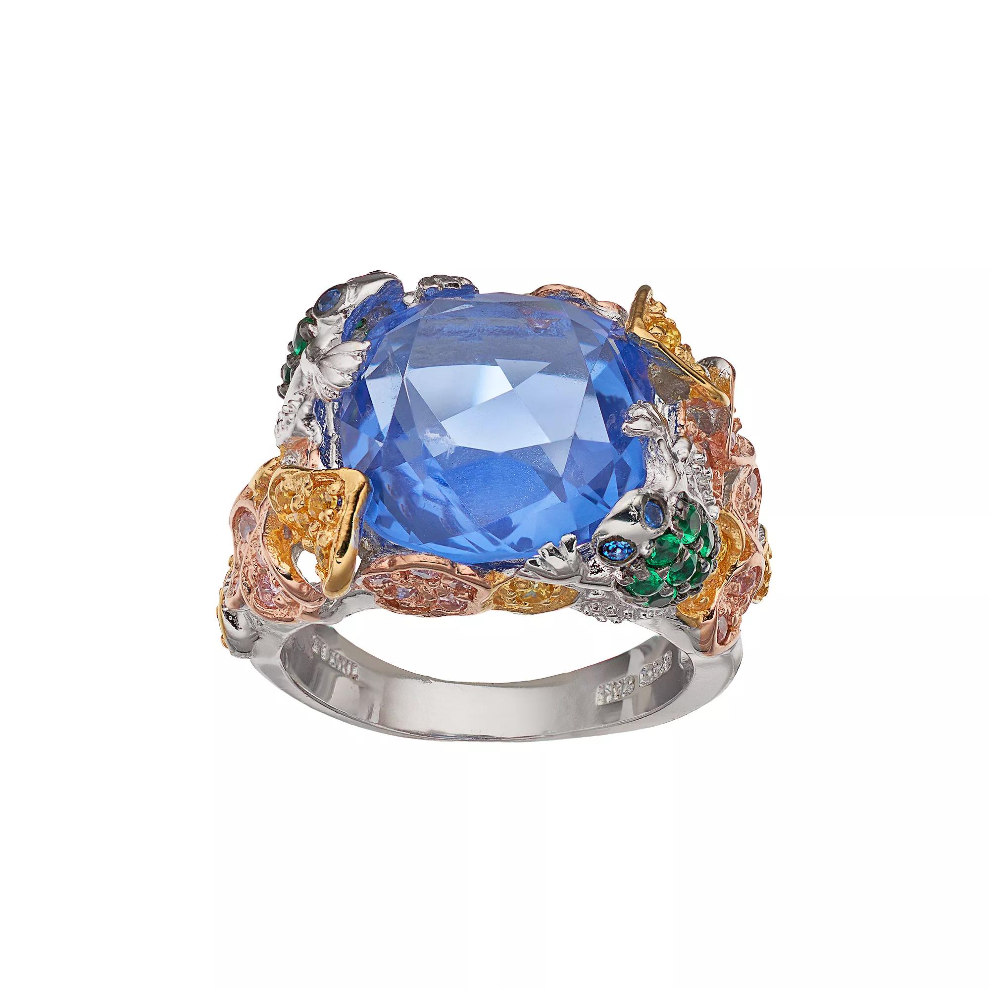 Sophie Miller Sterling Silver Gemstone Cocktail Ring, Women's, Size: 6, Multicolor Product Image