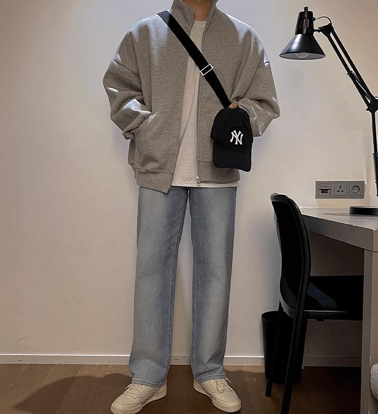 RT No. 9746 FULL ZIP-UP SWEATER Product Image