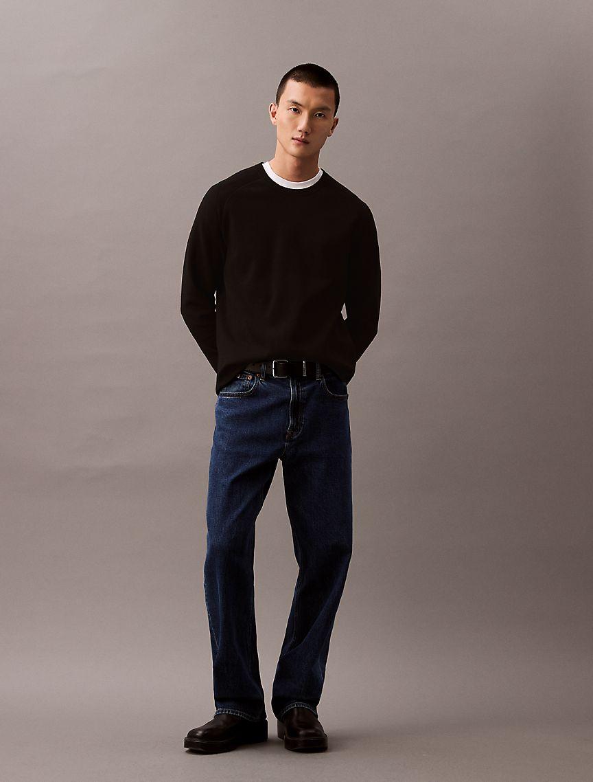 Calvin Klein Mens Tech Knit Crewneck Sweater Product Image