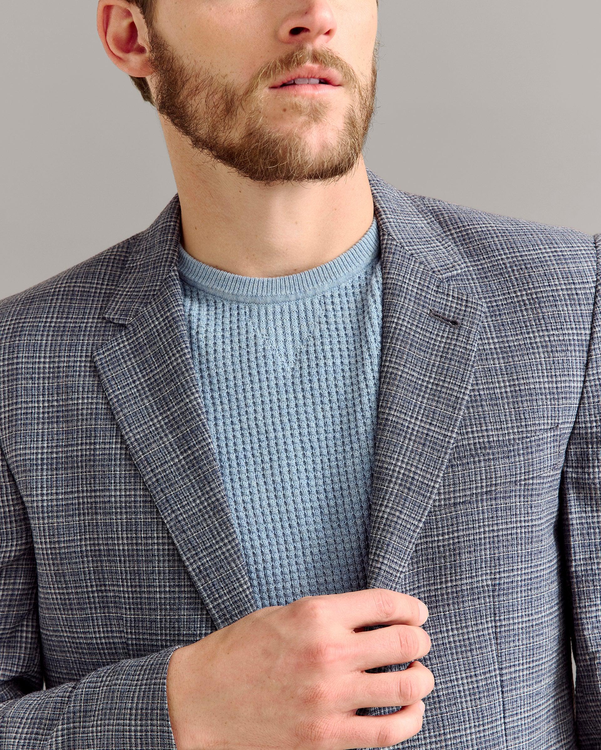 Micro-Plaid Walton Jacket -  Product Image