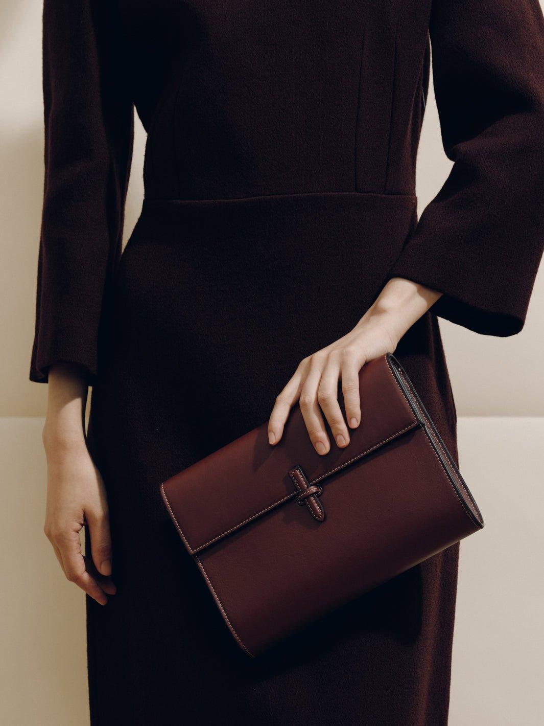 The Large Soft Clutch in Nappa Product Image