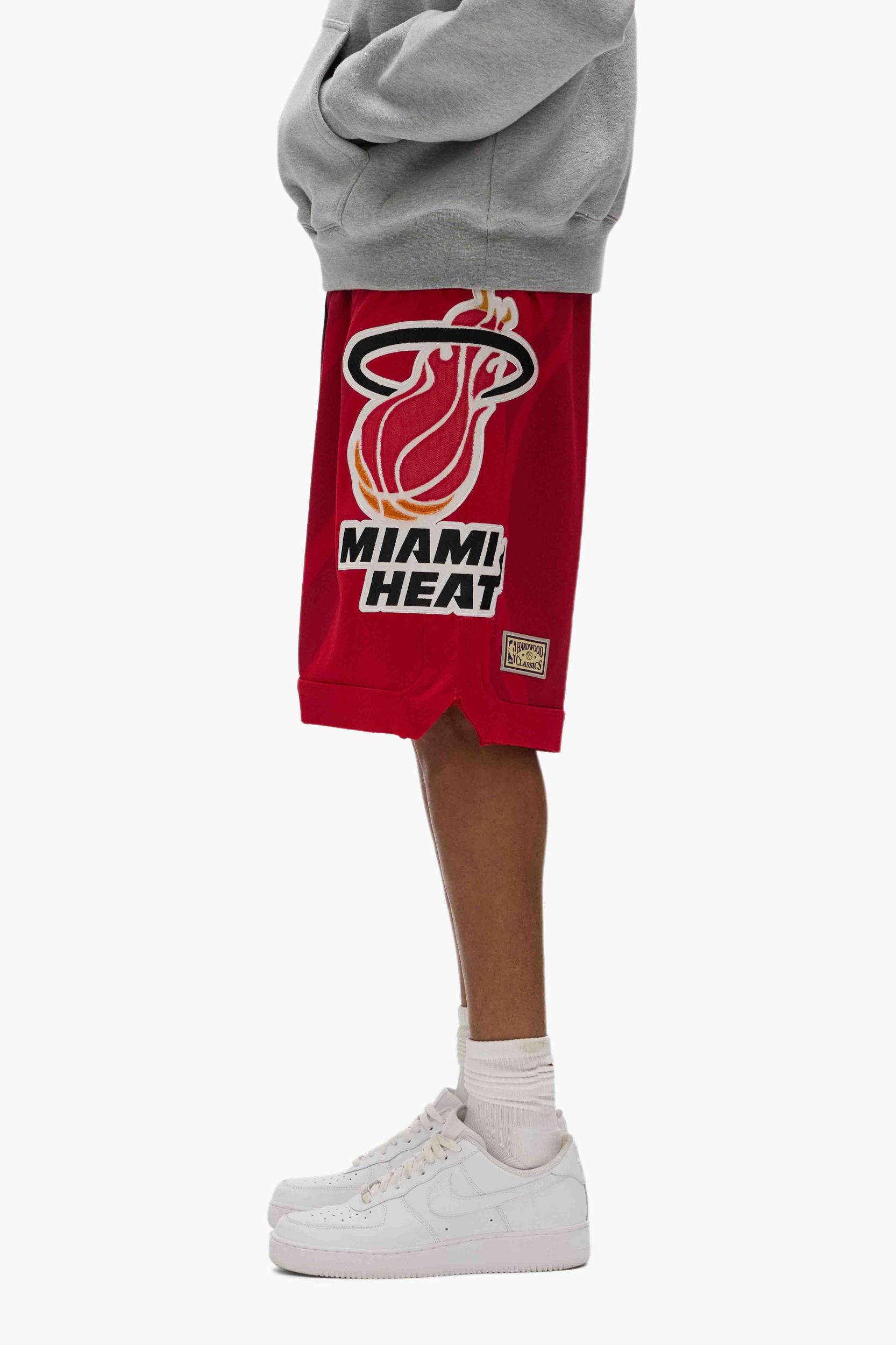 Miami Heat Mesh Shorts Male Product Image