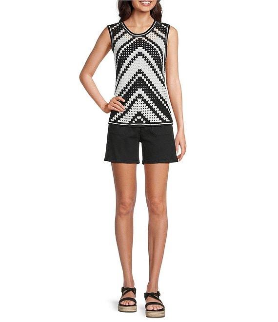 Charlie B. Stretch Twill Flat Front Shorts Product Image