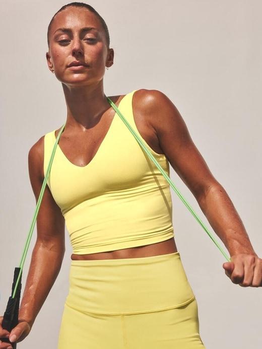 Transcend V-Neck Crop Sports Bra A-C Product Image