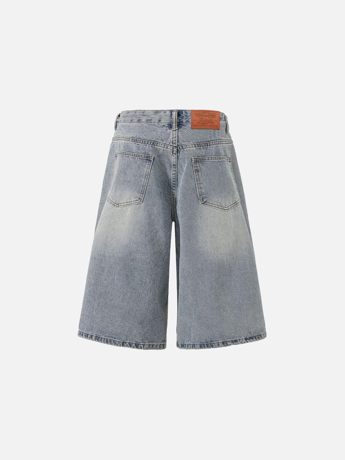 Aelfric Eden Distressed Baggy Longline Jorts Product Image