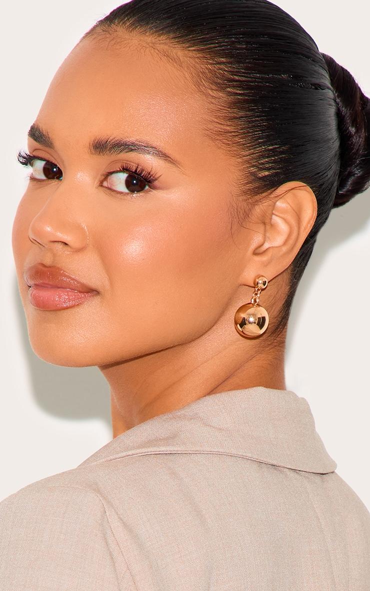 Gold Assorted Chunky Hoop Earrings Multipack Product Image