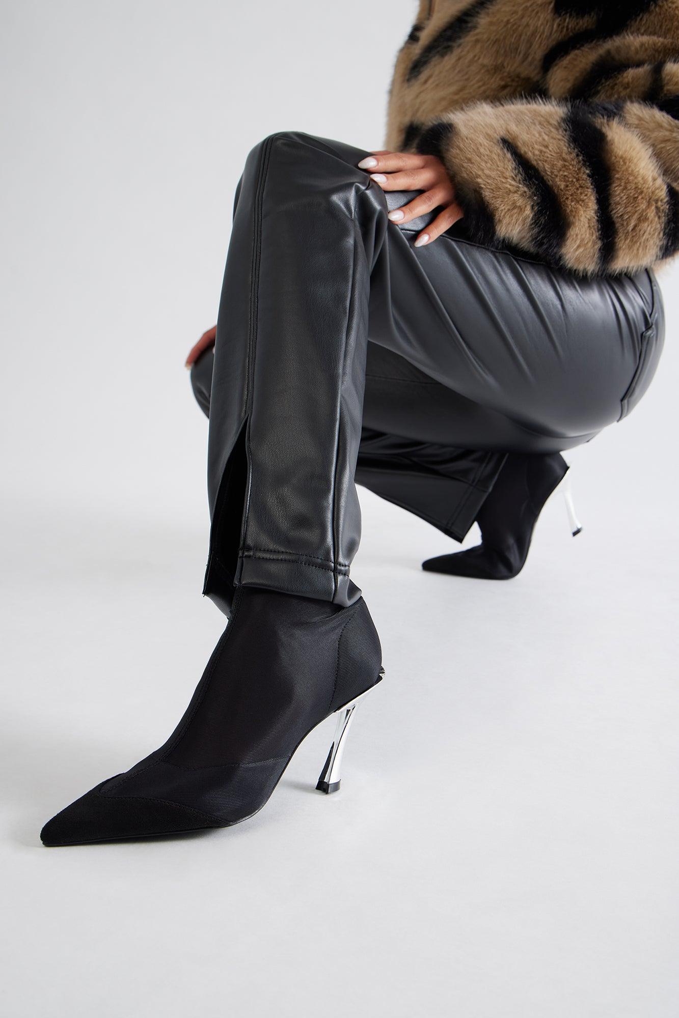 Dark Beauty Booties - Black Female Product Image