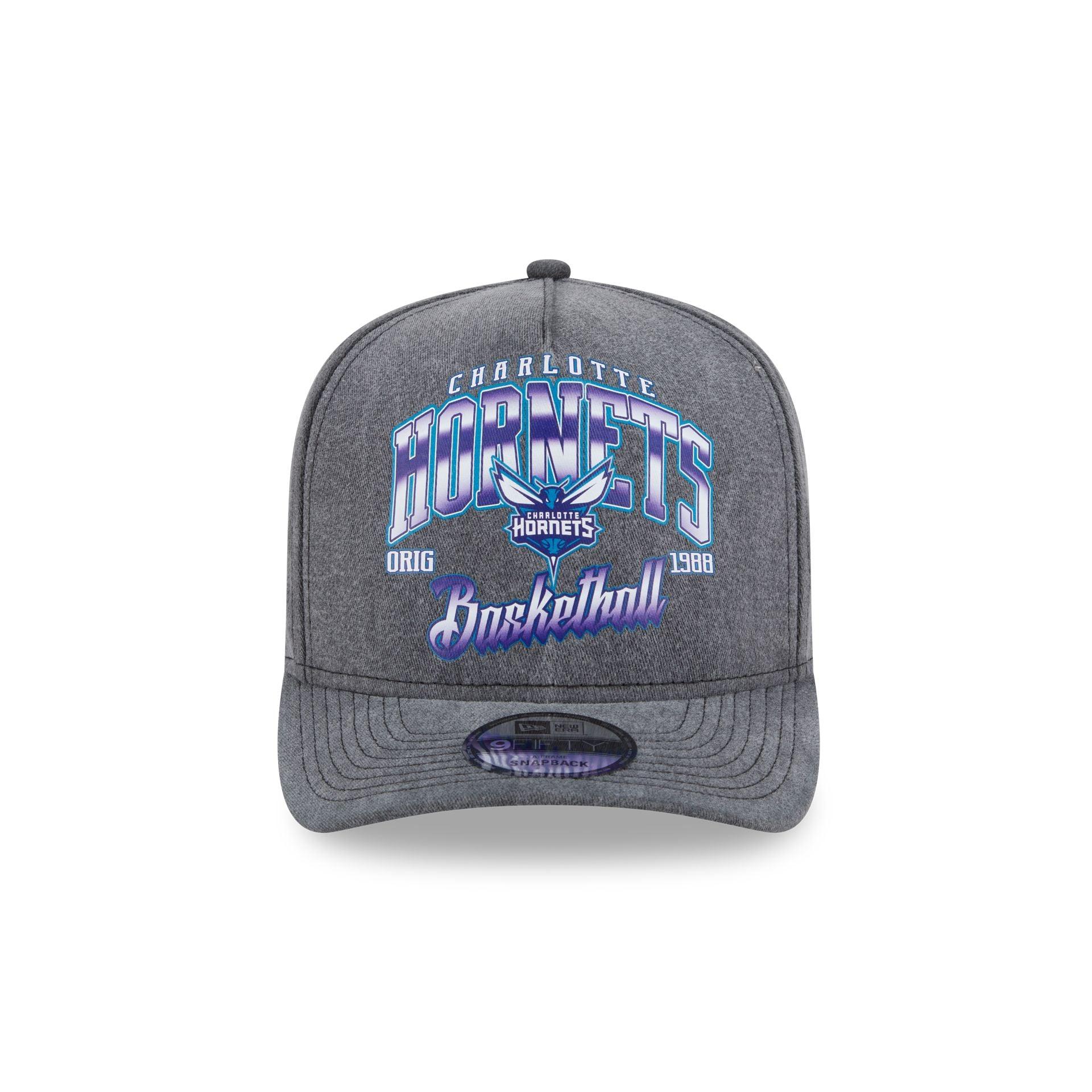 Charlotte Hornets Washed 9FIFTY A-Frame Snapback Hat Male Product Image
